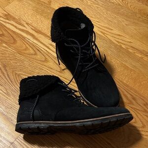 Woolrich Black Suede Waterproof winter Women's Boots